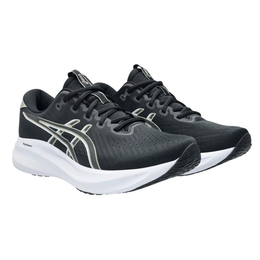 Asics Mens Cushioned Sneakers / Black/White